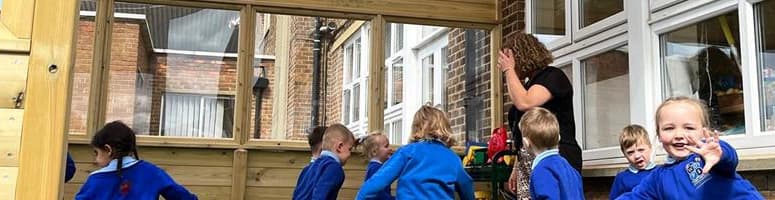 The Bespoke Outdoor Classroom at West Denton Primary School!